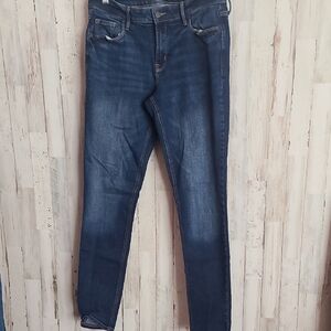 Old Navy Women's Deep Blue Skinny Jeans